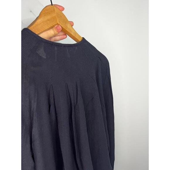 Free People  Billie Ribbed Blouson Sleeve Top Sz. Medium - Picture 6 of 7